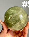 Apple Green Fluorite Sphere
