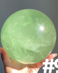 Apple Green Fluorite Sphere