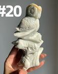 Sky Blue Quartz Owl