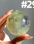 Apple Green Fluorite Sphere