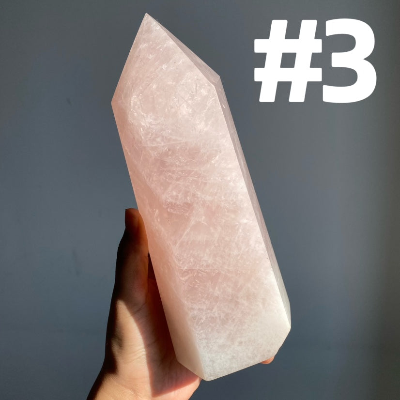 Big Rose Quartz Tower