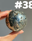 Pyrite Druzy Sphere