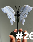 Blue Lace Agate Butterfly