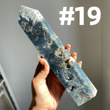 Big Moss Agate Tower