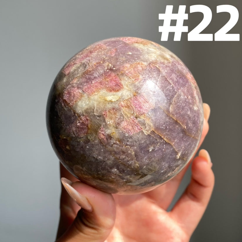 Pink Tourmaline Sphere