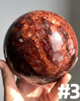 Fire Quartz Big Spheres