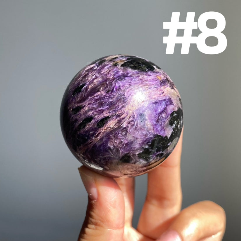 Charoite Sphere