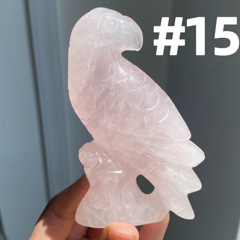 Rose Quartz Parrot