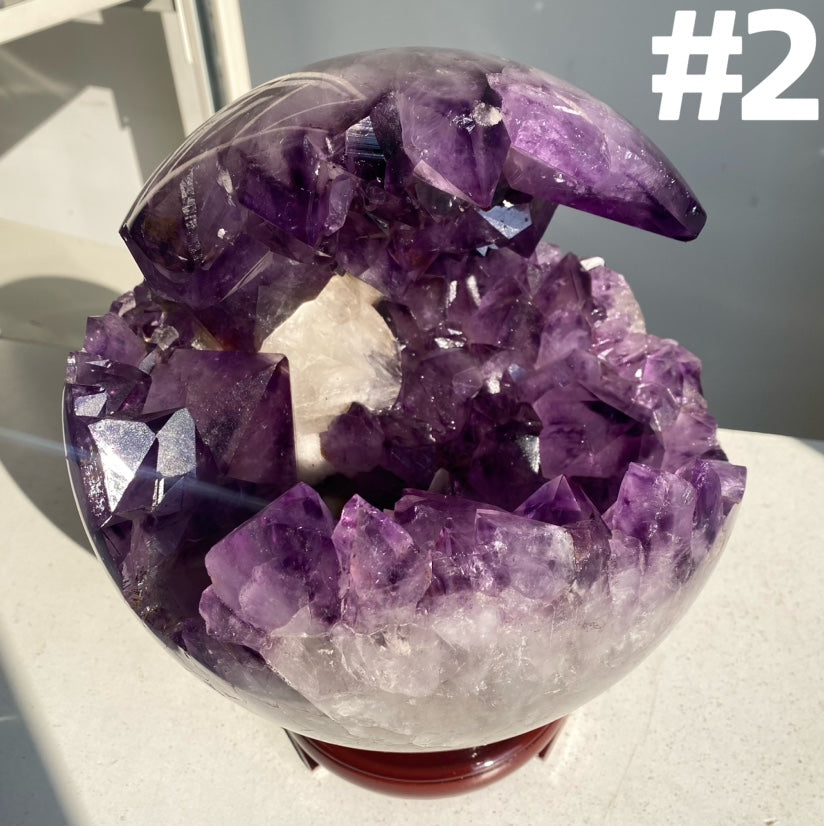 Amethyst Druzy Big Sphere