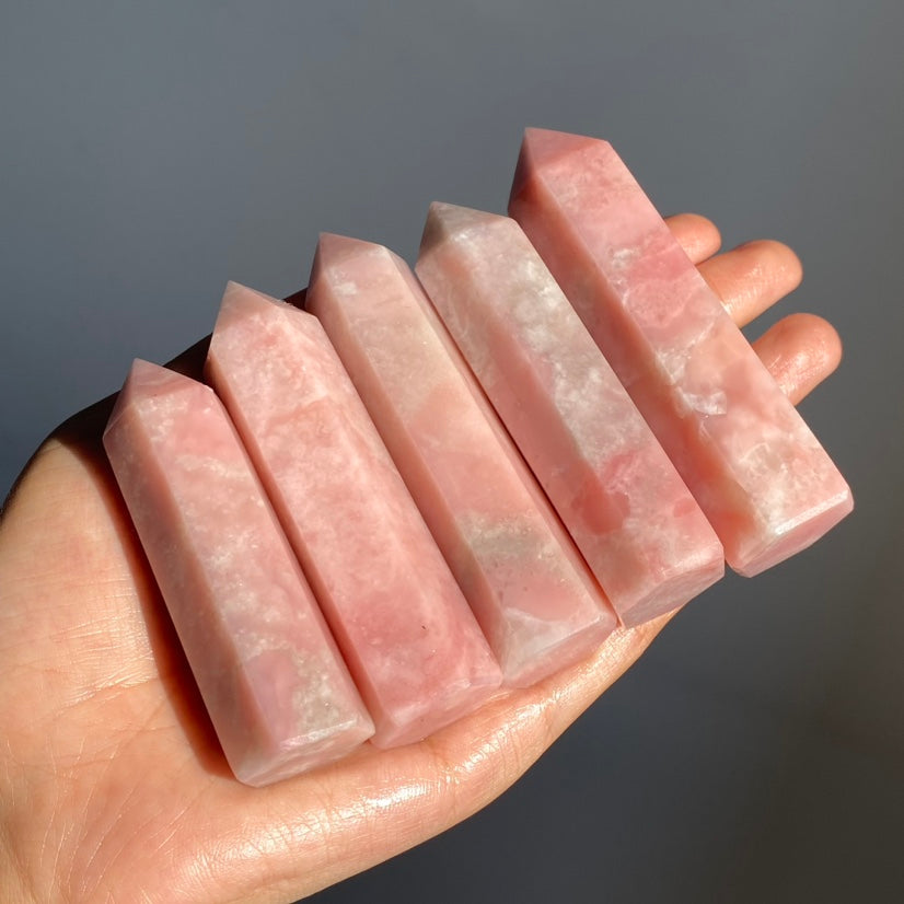 Pink Opal Small Towers