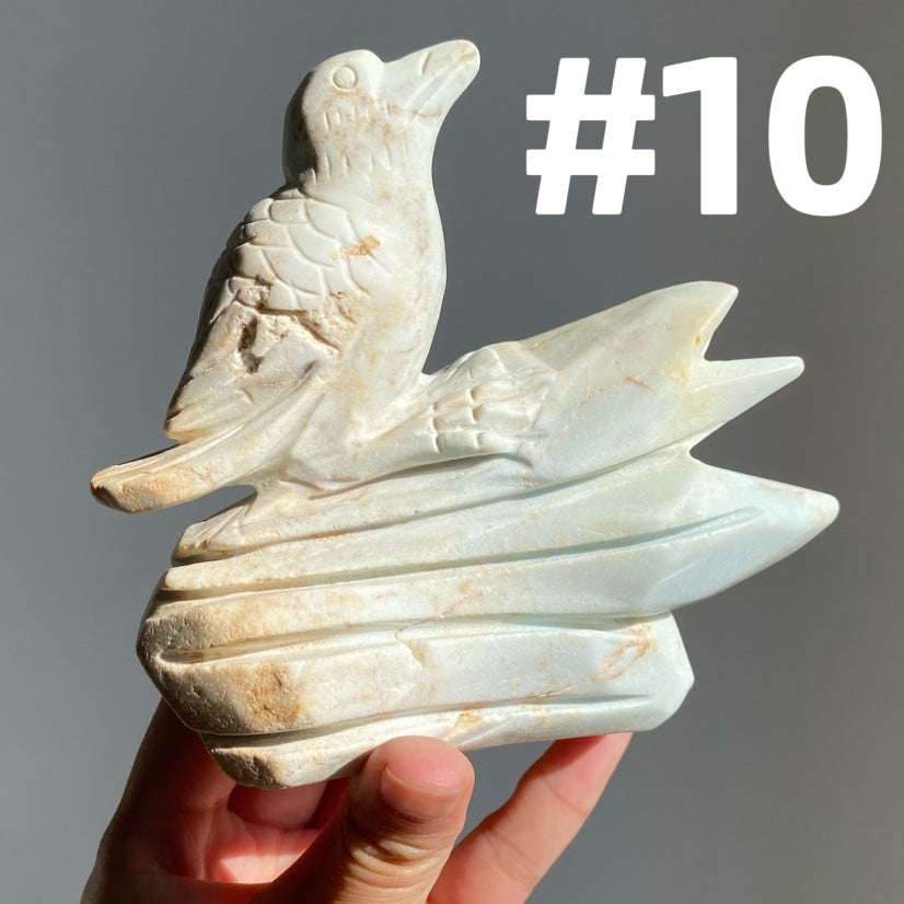 Sky Blue Quartz Bird