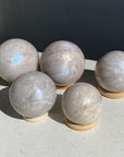 White Moonstone Sphere
