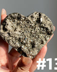 AAA Grade Pyrite Heart
