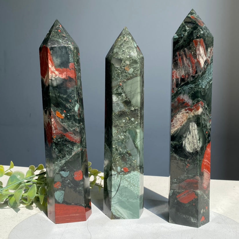 African Blood Stone Big Tower