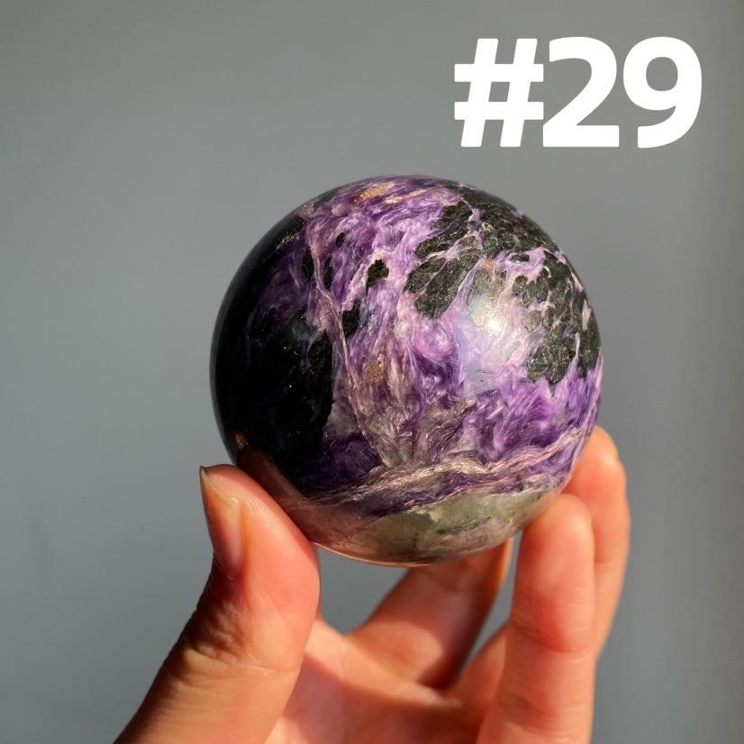 Charoite Sphere