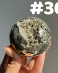 Pyrite Druzy Sphere