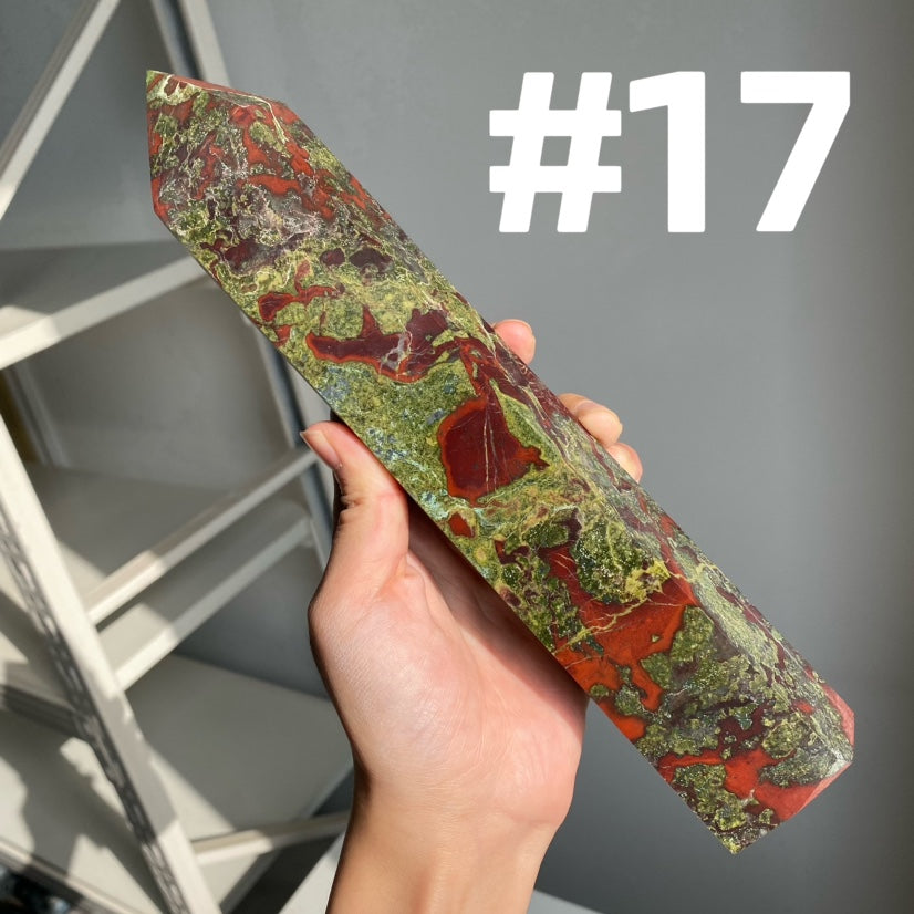 Dragon Blood Jasper Big Towers