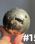 Pyrite Druzy Sphere