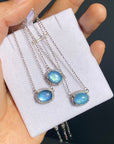 Aquamarine S925 Necklace