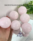 Pink Mangano Calcite Sphere